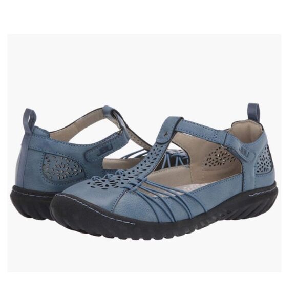 JBU by Jambu Women's Sahara Mary Jane Flat Light Denim/ US 8 - Picture 1 of 10